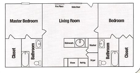 2BR/2BA - Continental Park Apartments