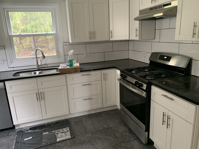 Newly renovated kitchen with stainless steel appliances - 1246 Westcott St