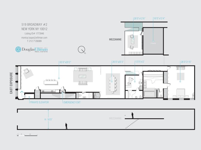 Plano de planta - 519 Broadway