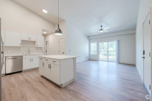 2BR, 2BA - 989SF Kitchen/Living Room - The Vicara Apartments & Townhomes