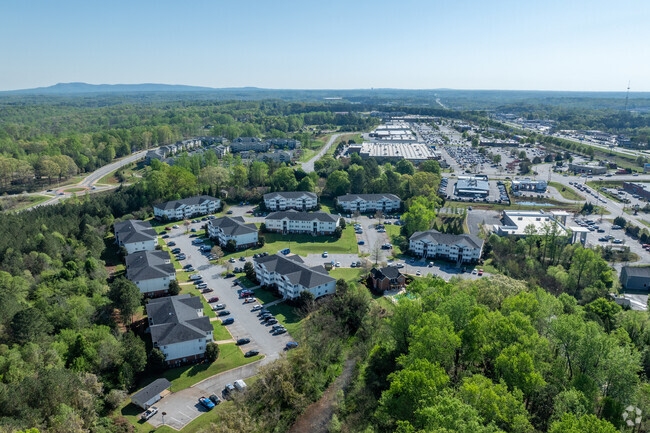 Aerial Photo - Auston Woods Apartments