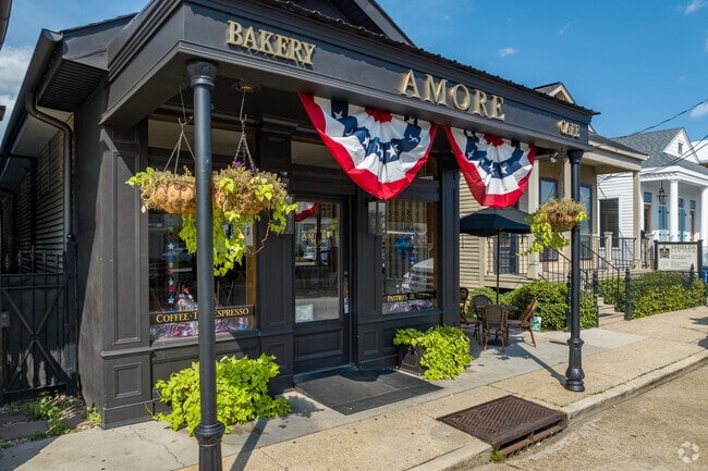 Grab a pastry and coffee at Amore Bakery and Café on Huey P Long Avenue in Gretna.