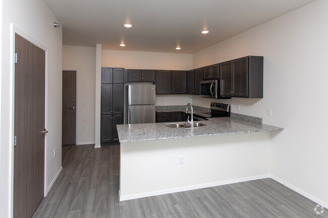 1BR, 1BA - 715SF - The Brett - Lavish Living