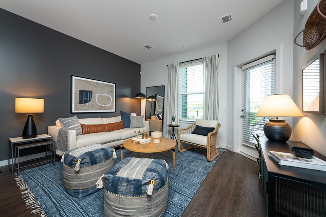 Apartment Living Area - The Point at Kingston