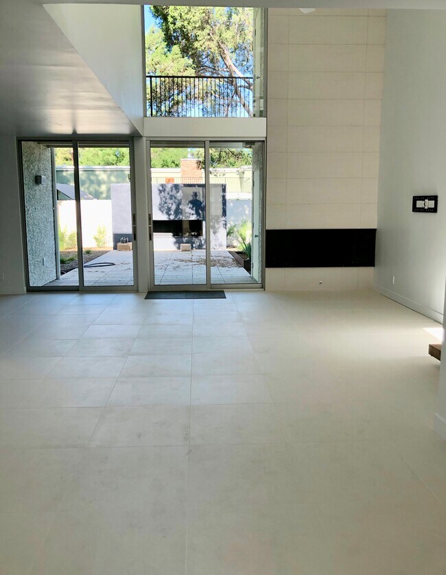 View toward your private backyard accessed through new sliding doors with screens - 4636 40th St
