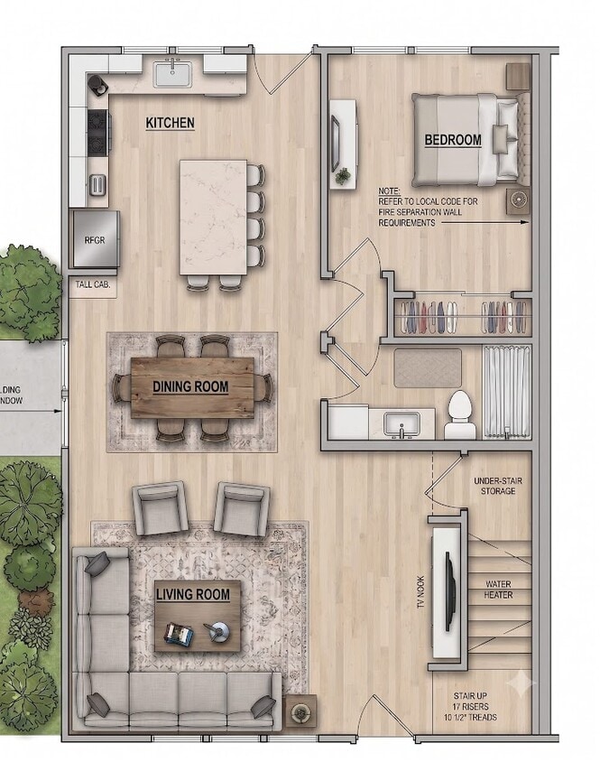 Bottom Floor - The Courts