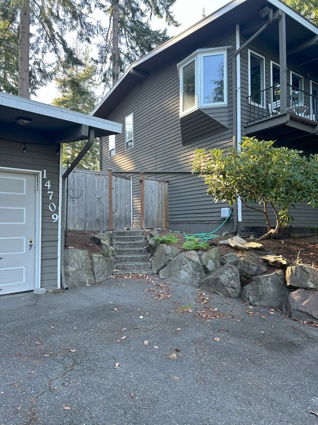 Entrance to unit, up stairs, through the gate - 14709 28th Ave NE