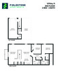 2 Bed, 2 Bath - 1,270 sq ft