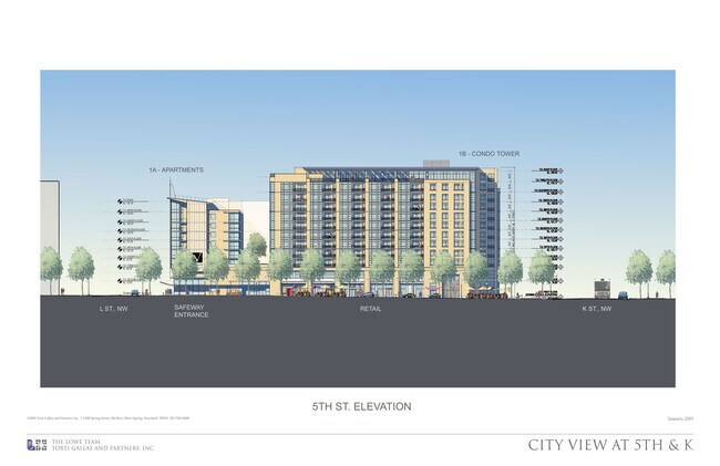 5th St Elevación de - The K at City Vista