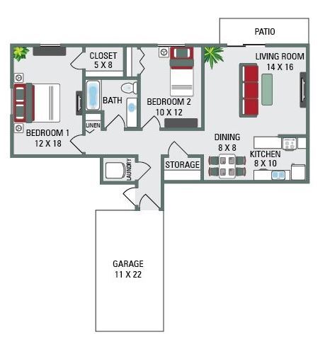 Highlands 1100 att - Cedar Lake Apartments