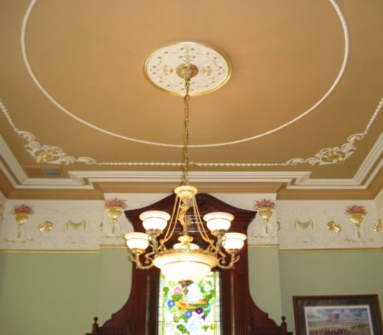 Library ceiling - 1900 Eutaw Pl