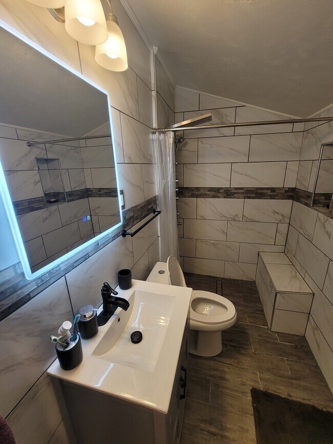 New Shower bathroom - 132 Wildwood Ave