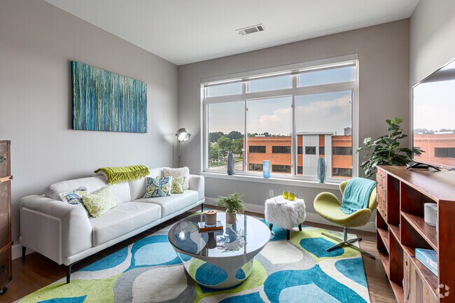 1 habitación, 1 baño, 756 pies cuadrados, sala de estar - Borden