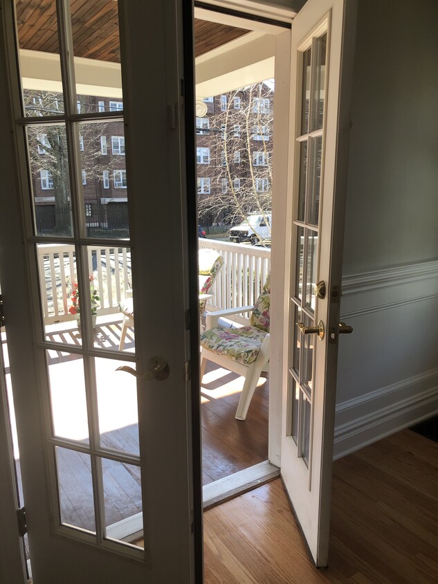 french doors to porch - 112 Claremont Pl