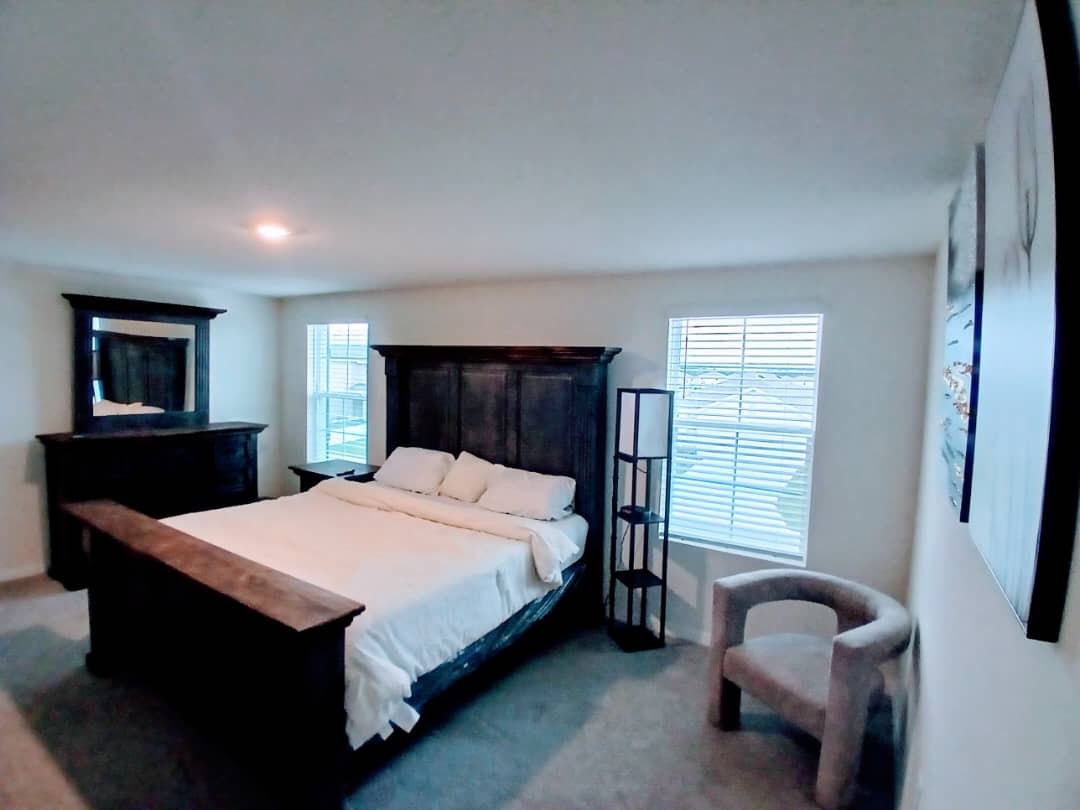 Master bedroom with a walk in closet - 8602 SW 46th Ave