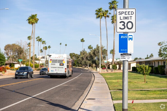 Sun City residents might choose to take the bus through the community.