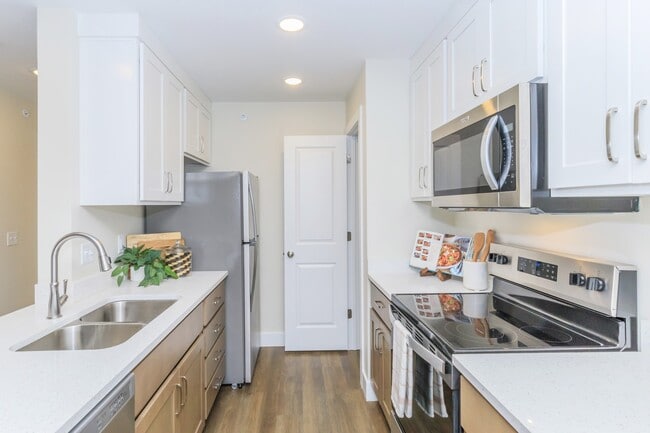 Cocina de los apartamentos Orchard Park - Orchard Park Apartments