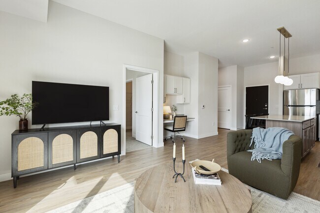 Cocina y sala de estar - Wicklowe Apartments