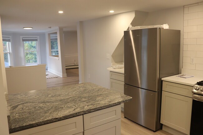 Open Living room and room for desk - 82 Foreside Rd