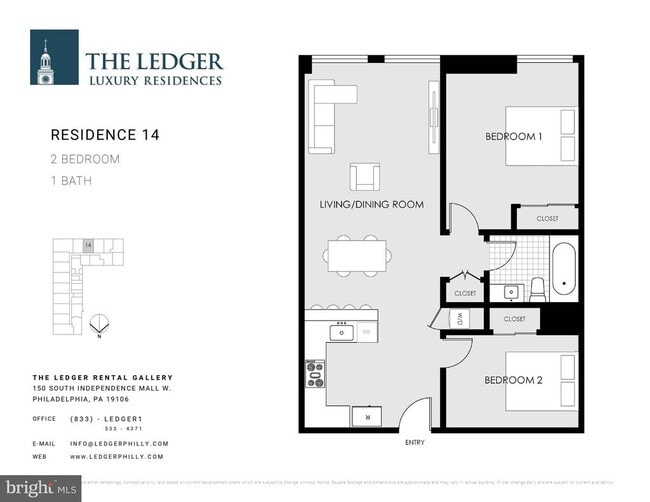 Foto del edificio - 150 S Independence Mall W