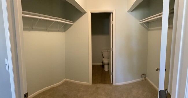 Double closet/master bath - 2507 W Village Dr