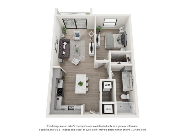 Plano de planta - Montage at Midtown