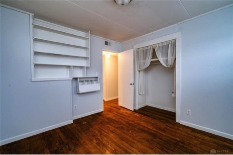 Master Bedroom with built-in shelf. - 5386 Rawlings Dr