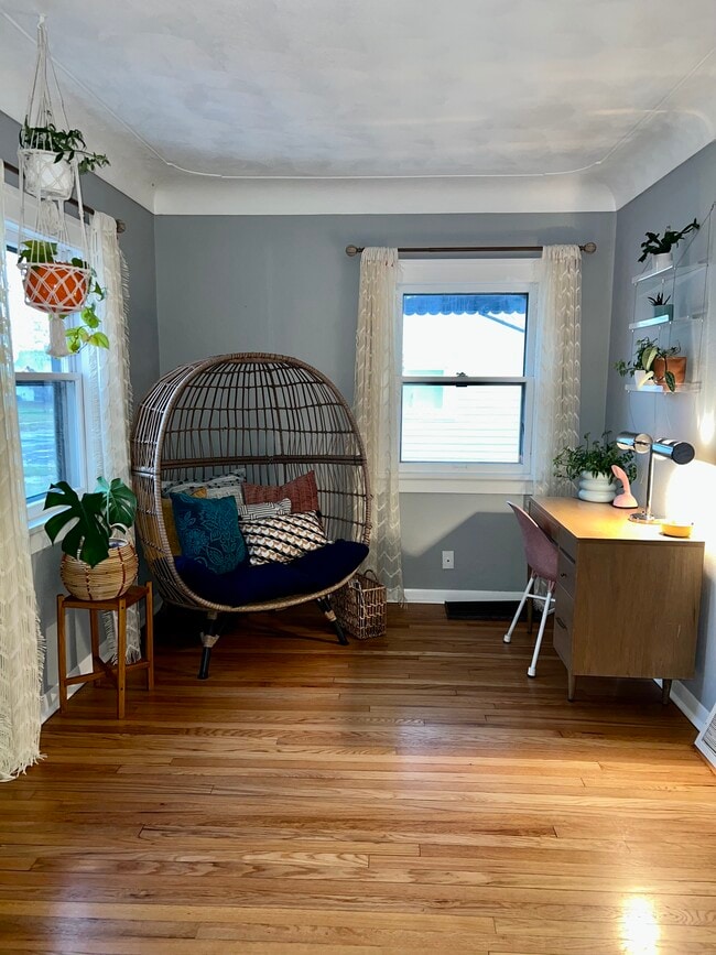 Look to the left as you enter through the front door and this area is what you see - 3104 c ave ne