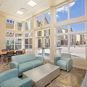 Living Area - Ponderosa Village at the University of Nevada
