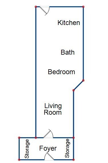 floor plan - 6444 N Newgard Ave