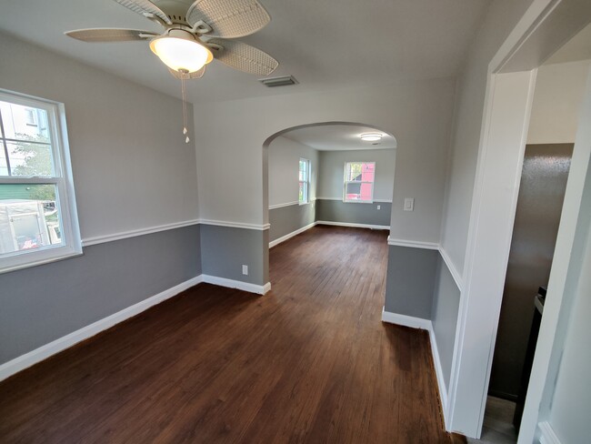 view from dining room to living room - 350 Dora Drawdy Way