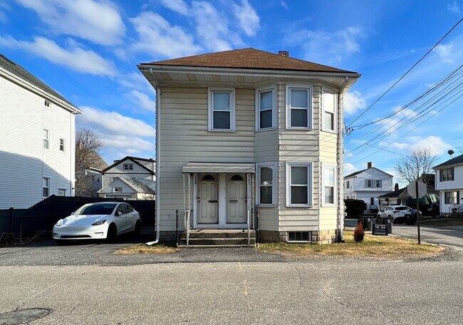 Front View. 1st Floor Unit driveway for two cars. (2nd floor has separate driveway in rear) - 120 Second St