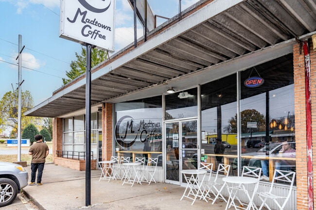 Midtown Coffee is a great place to stop for coffee on your way to work.