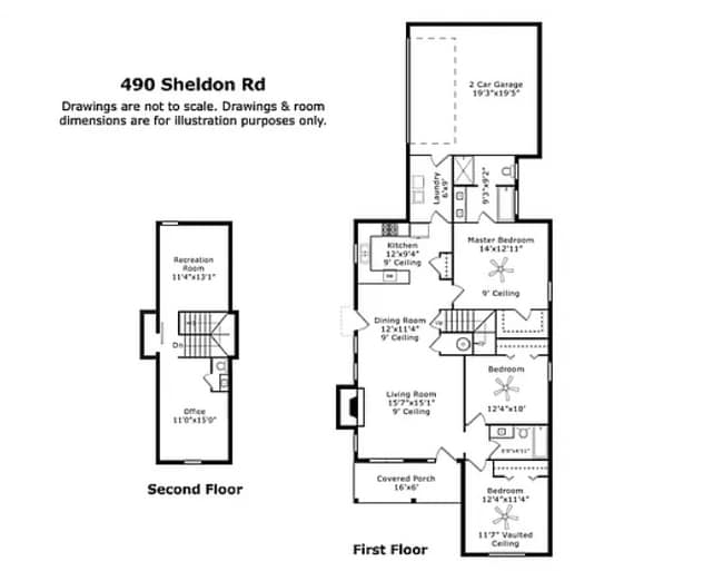Floor Plan - 490 Sheldon Rd