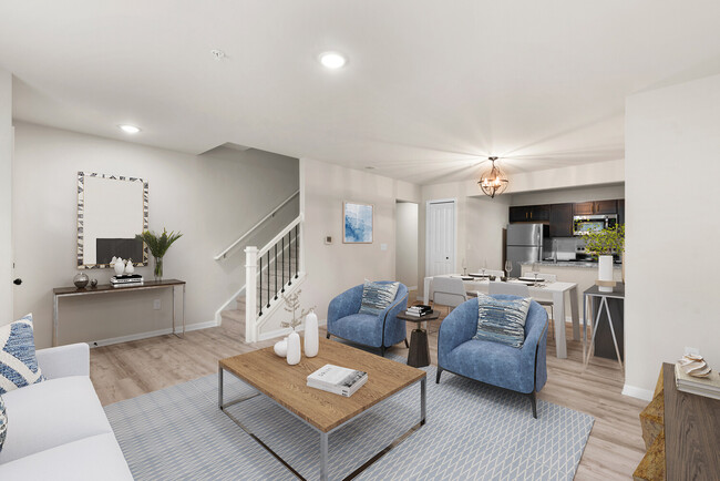 Alpine Living Room and Kitchen - Innsbrook of Canton