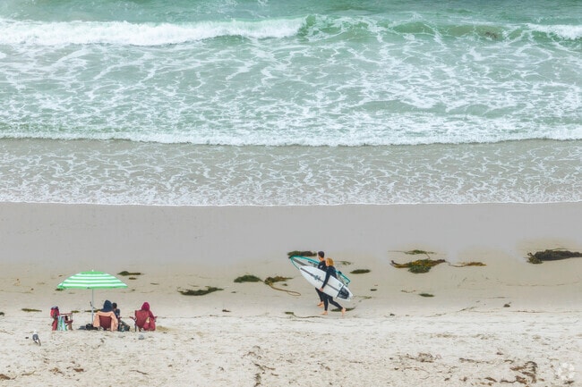 Asilomar State Beach has great surfing.