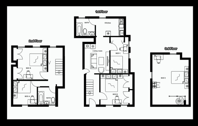 Photo - Private bedroom in 5 bed/2 bath Home