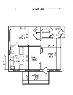 1HAB/1BA - 781-783 Shady Dr E