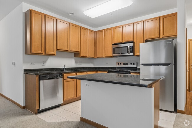 Studio - 550SF - Kitchen - Residence at Mill Creek