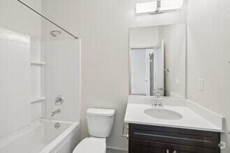 2BR, 2.5BA 1,317SF - Bathroom - Campus Oaks Apartments