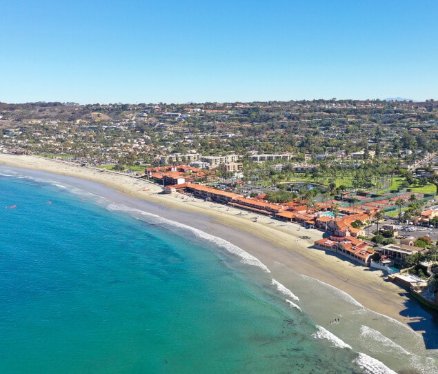 The La Jolla Shores coastline