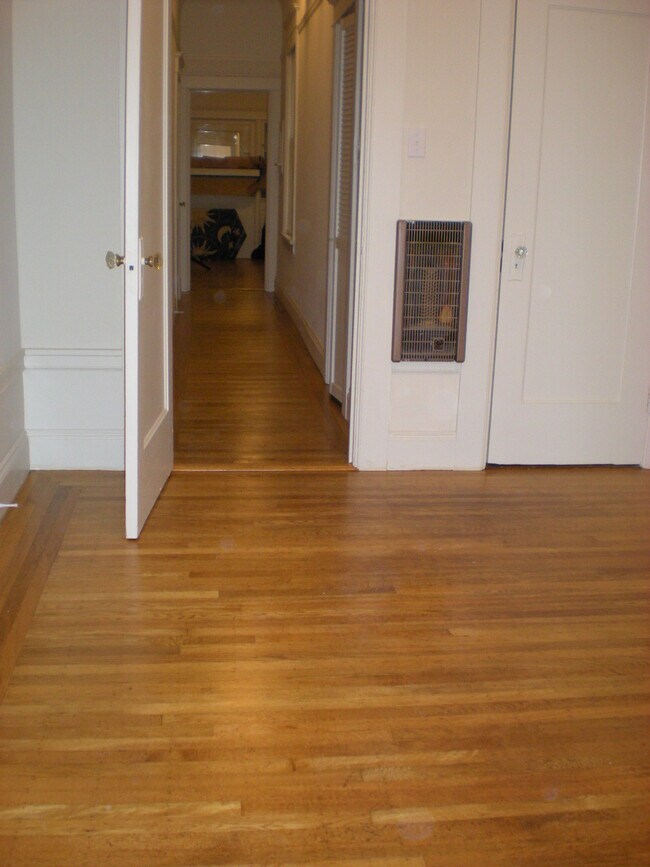 recently refinished hardwood floors - 143A Dolores St