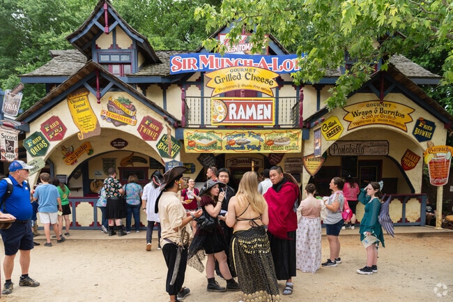 Georgia Renaissance Festival's food selections ranges from turkey legs to ramen.
