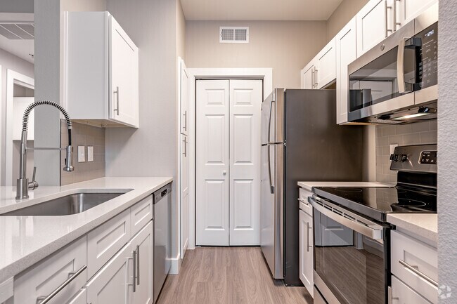 1HAB, 1BA - 661SF (A1) - Cocina - Lakes At Lewisville