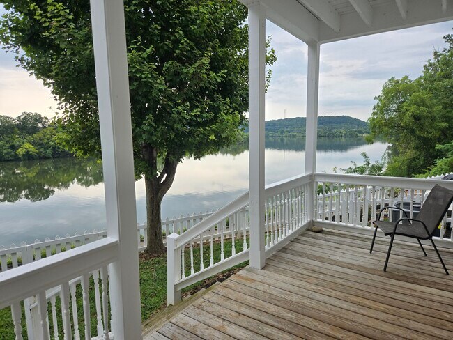 Deck right off the kitchen and downstairs bedroom - 1101 Main St
