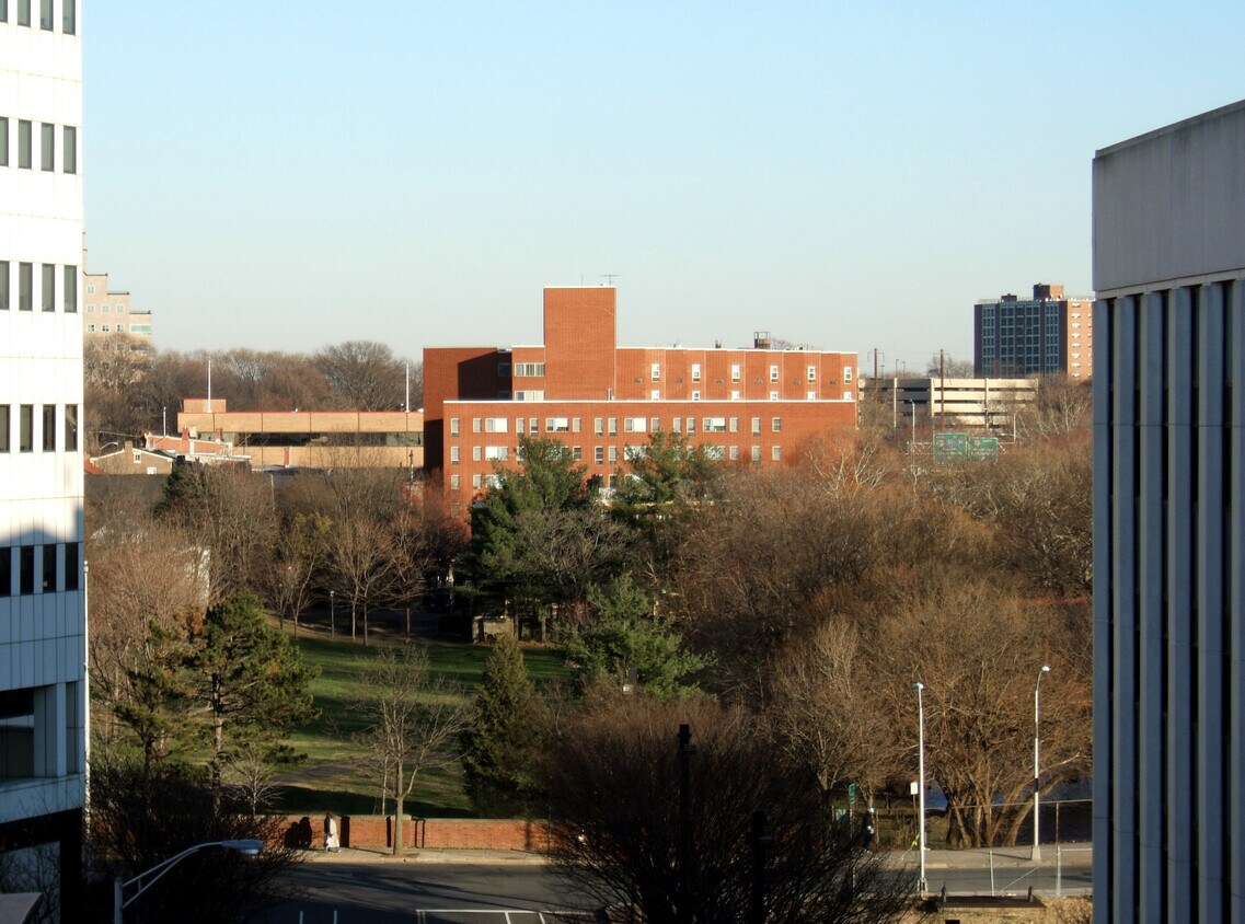 Vista desde el oeste, a lo largo de Lafayette Street - Architects Housing