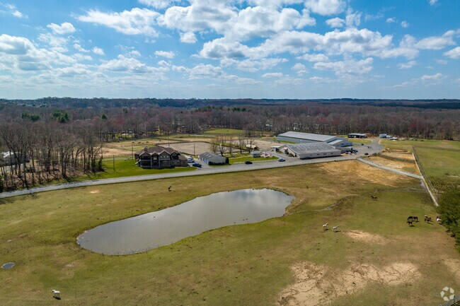 Horse farms can be found throughout the area in the Morganville neighborhood.