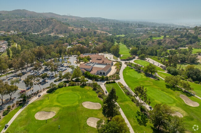Anaheim Hills Golf Course is a Par-71, 18-hole golf course with tree-lined fairways.