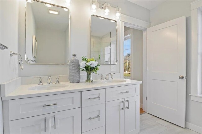 Master Bathroom with Dual Vanity and walk in shower - 603 Portsmouth Ave