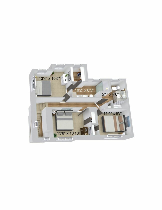 Verso 3er piso - Hyde Park Towns & Flats